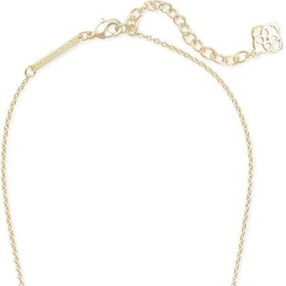 NEW Kendra Scott Women's Elisa Pendant Necklace 14k Gold Plated - Picture 3 of 4